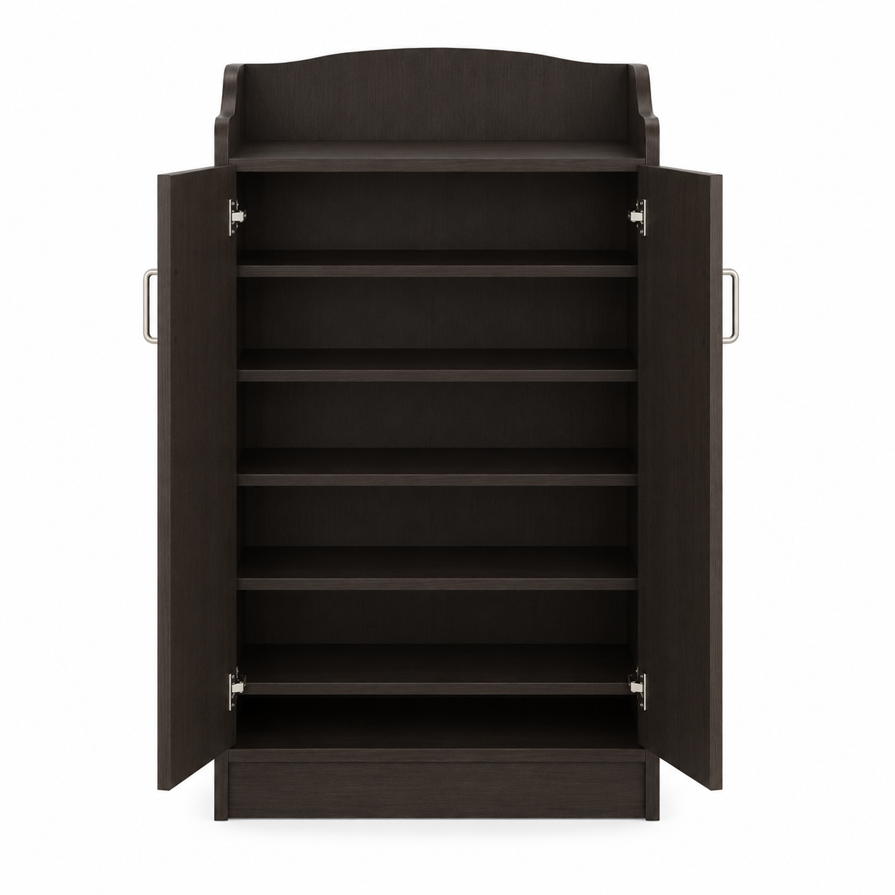 Modern Entryway Shoe Storage Cabinet with Spacious Shelves, Closed Door Organizer, Top Display Rack and Tall Foyer Storage Unit