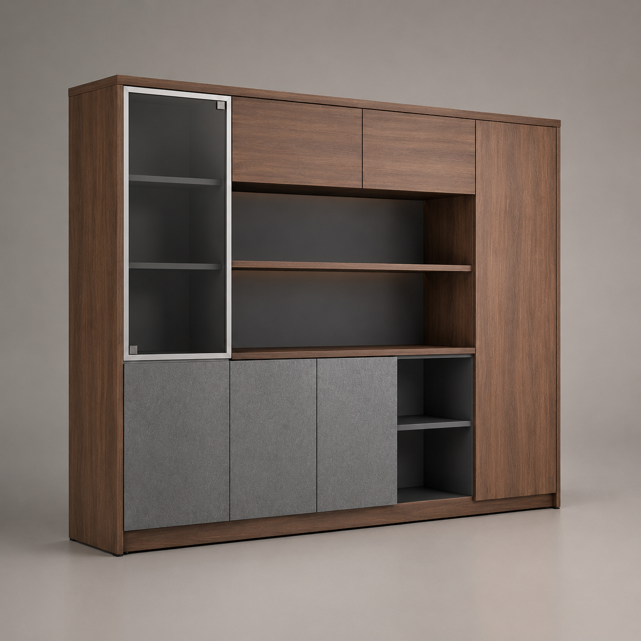 Wooden Office Storage Cabinet with Durable Construction & Space-Saving Design for Professional Workspaces