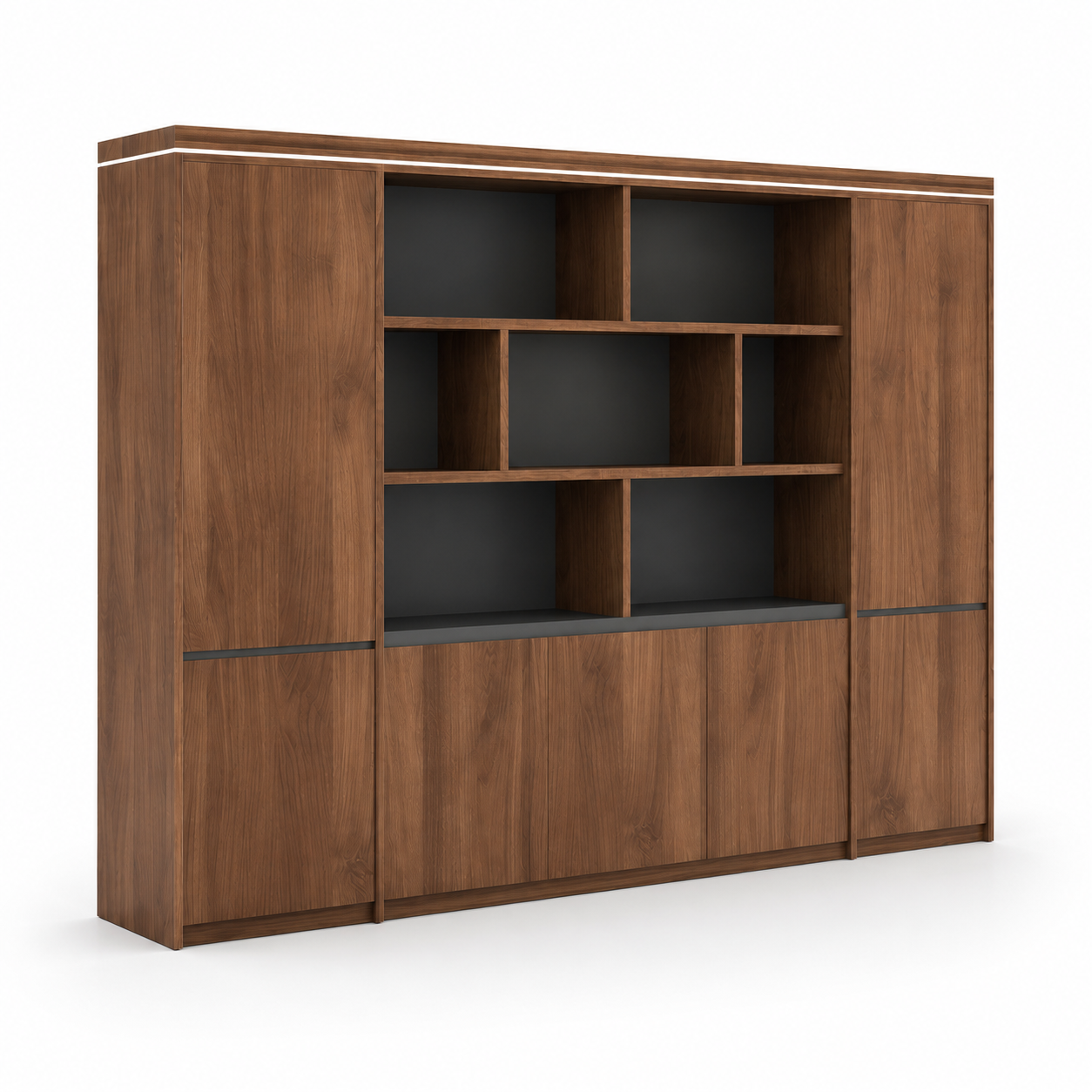 Wooden Office Storage Cabinet with Strong Durability for Long-term Professional Use