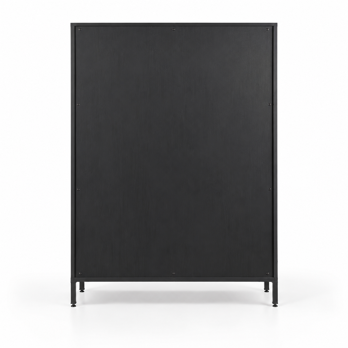 Modern Tall Storage Cabinet with Dual Doors, Multi-Level Shelves & Raised Legs for Office, Living Room, Study & Home Storage