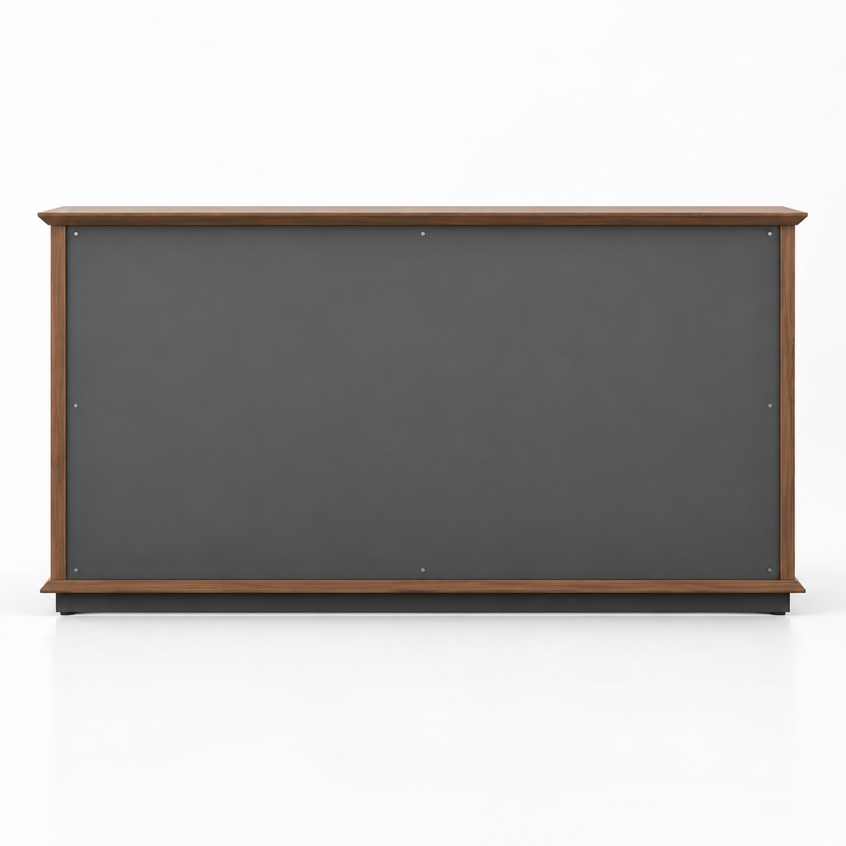 Modern MDF Office Storage Cabinet with Tall Side Doors, Open Display Shelves & Lower Cabinets for Office, Study and Workspace