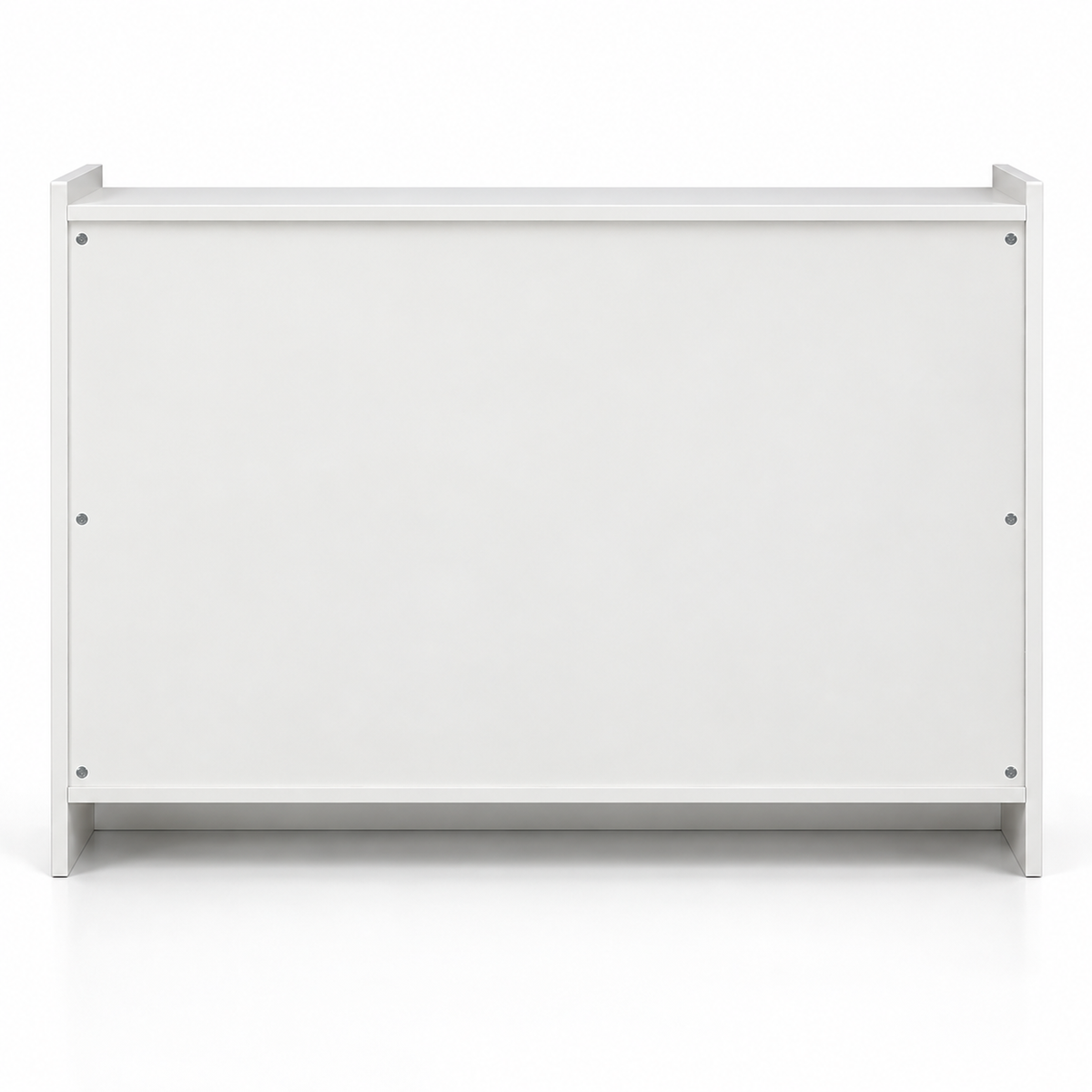 Modern Particle Board Shoe Cabinet with 4 Flip Drawers, Open Display Shelves & Space-Saving Storage for Entryway, Foyer and Bedroom