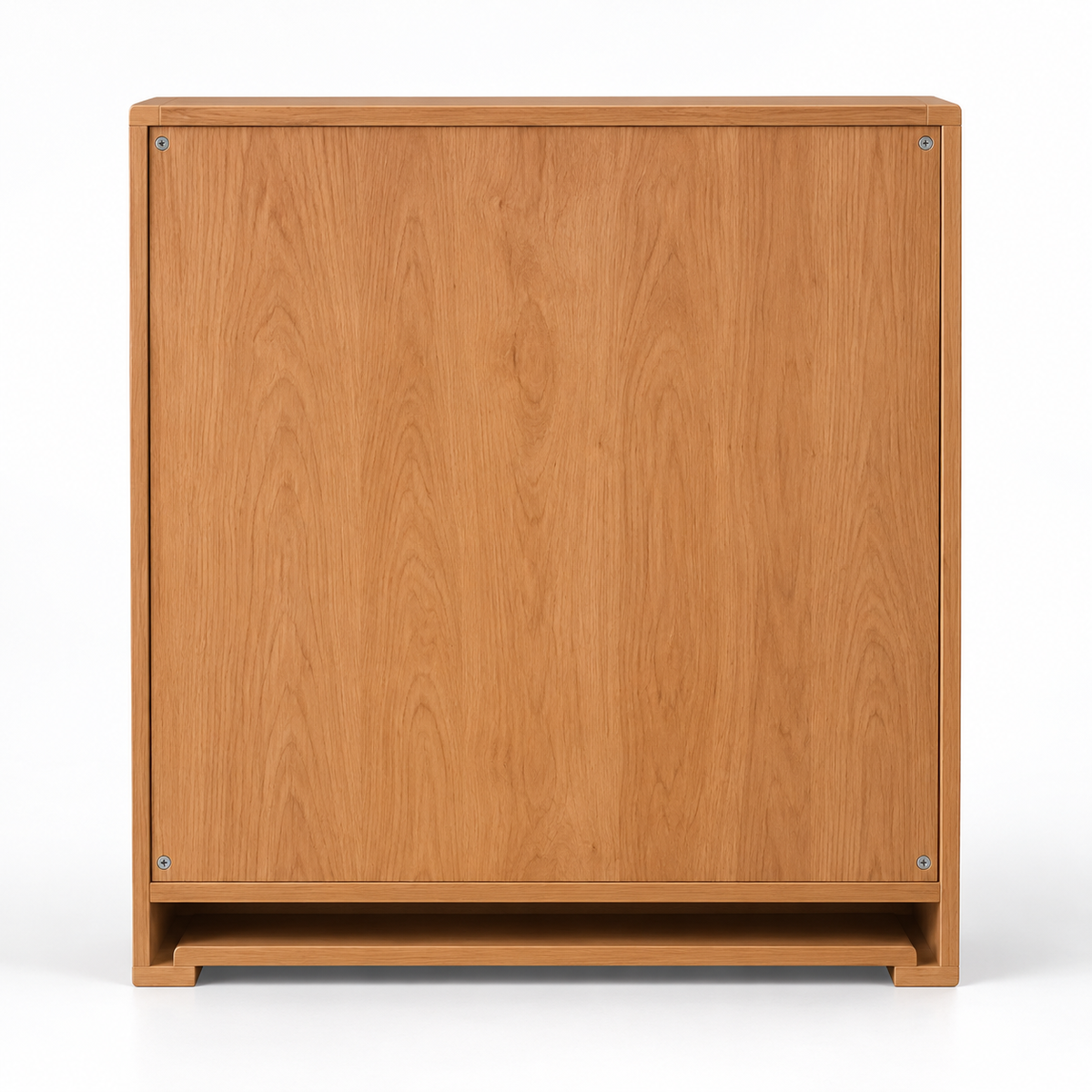 Modern Particle Board Shoe Cabinet with Dual Doors, Top Storage Drawer & Open Bottom Shelf for Entryway, Foyer, Bedroom and Hallway