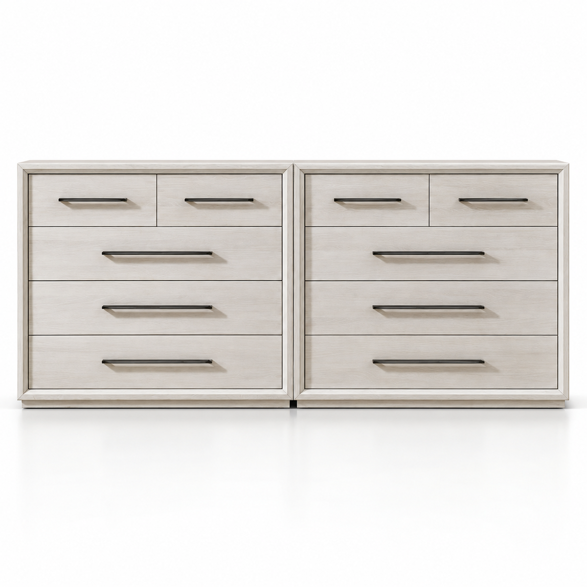 Modern Bedroom Chest of Drawers with Wide Storage, Recessed Handles and Sleek Design for Home, Living Room and Bedroom