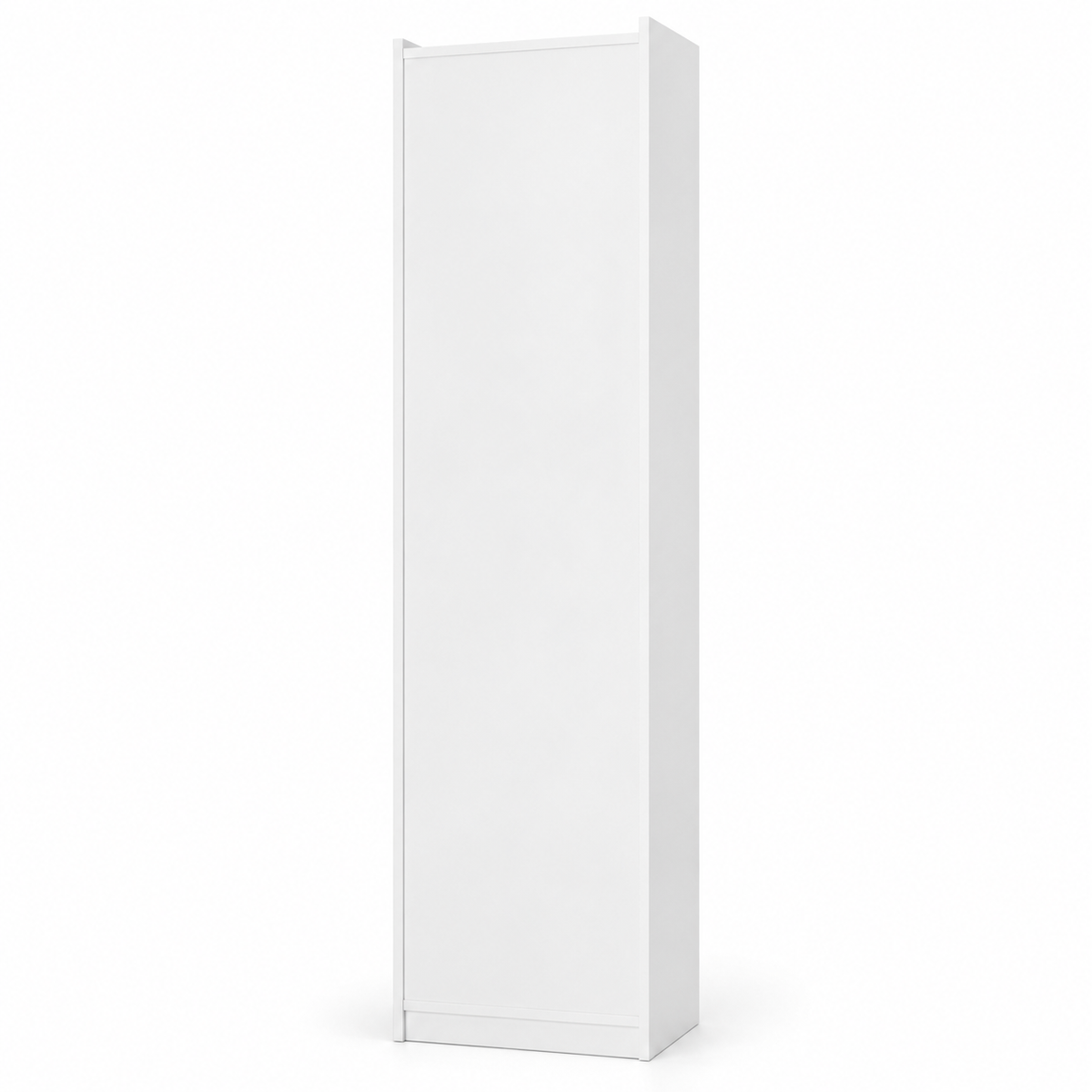 Slim Vertical Open Bookcase with Multi-Tier Storage Shelves for Books, Décor, Study Rooms, Bedrooms and Compact Spaces