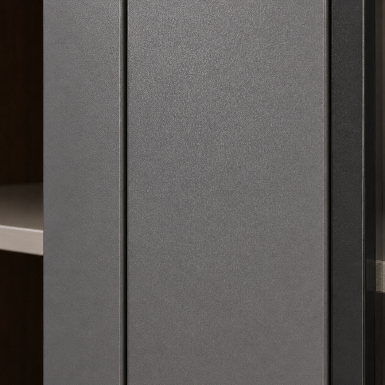 Office Cabinet with Premium File Storage and Modern Design Look, and High Durability with Glass Doors