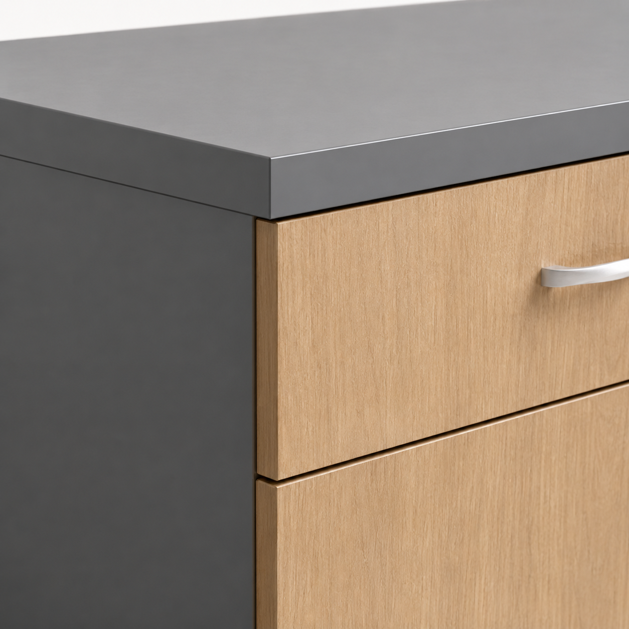 Wooden Office Storage Cabinet with Locking Doors, Spacious Shelving, Premium Sideboard Organizer for Home Office & Workspace