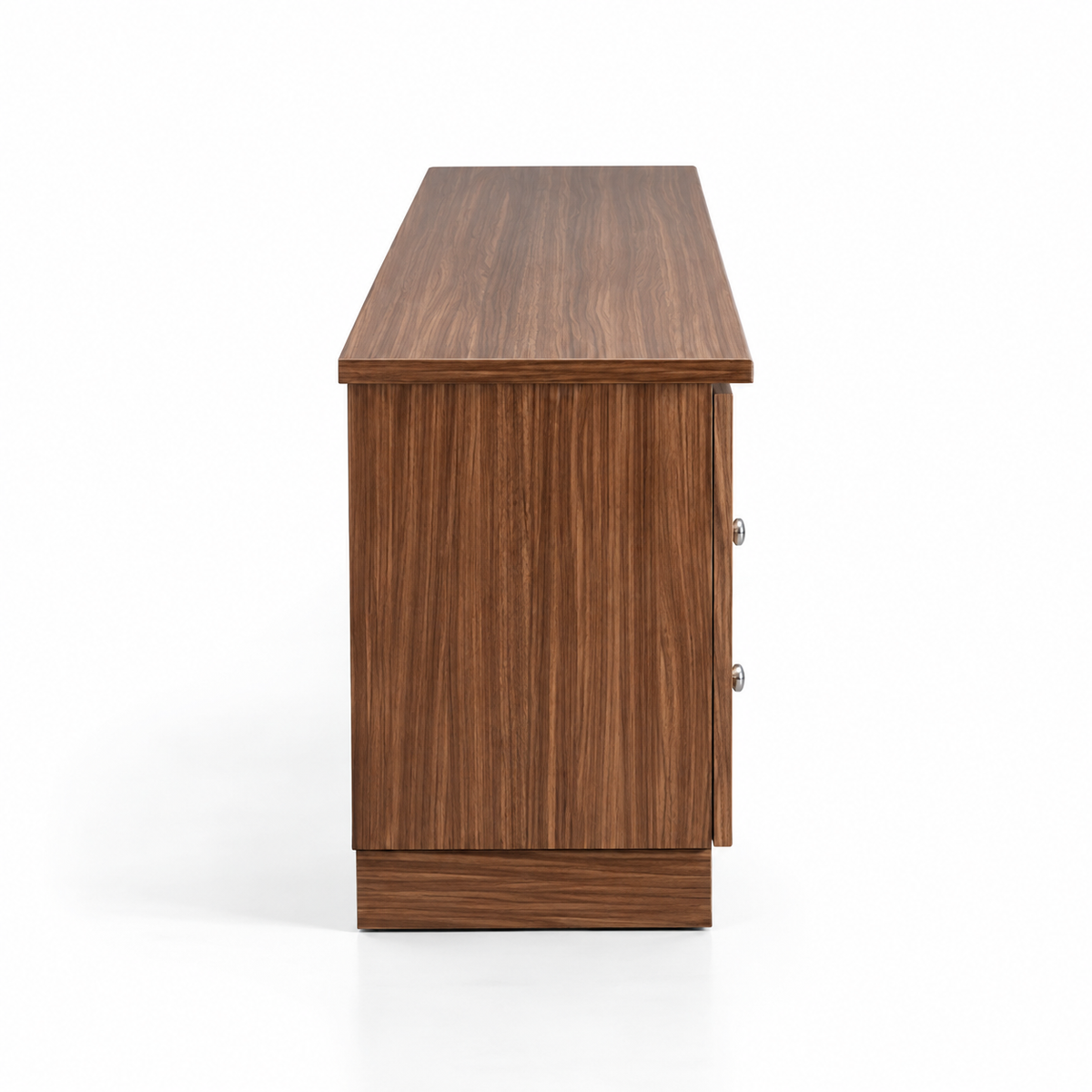 TV Entertainment Unit with 2 Cabinets, 4 Drawers, Open Media Shelves and Wide Display Top for Living Room, Bedroom & Home