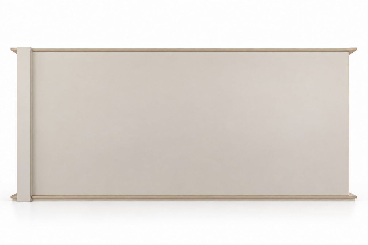 Modern Wall Storage & Display Cabinet with Open Shelves, Closed Compartments and Integrated Lighting for Office & Home