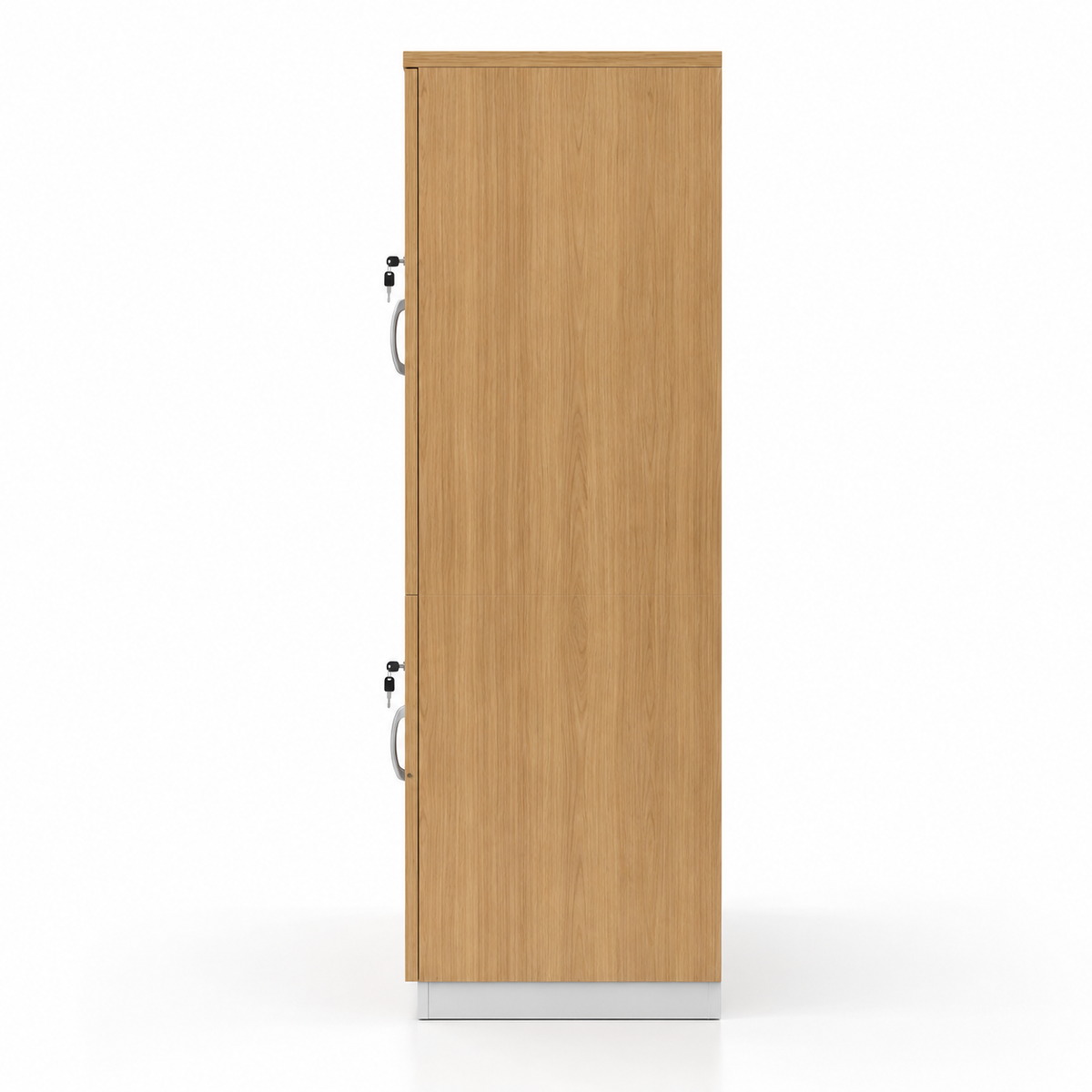 Modern Office Storage Cabinet with Glass Display Doors, Lockable Shutters & Multi-Purpose Storage for Workspace and Study