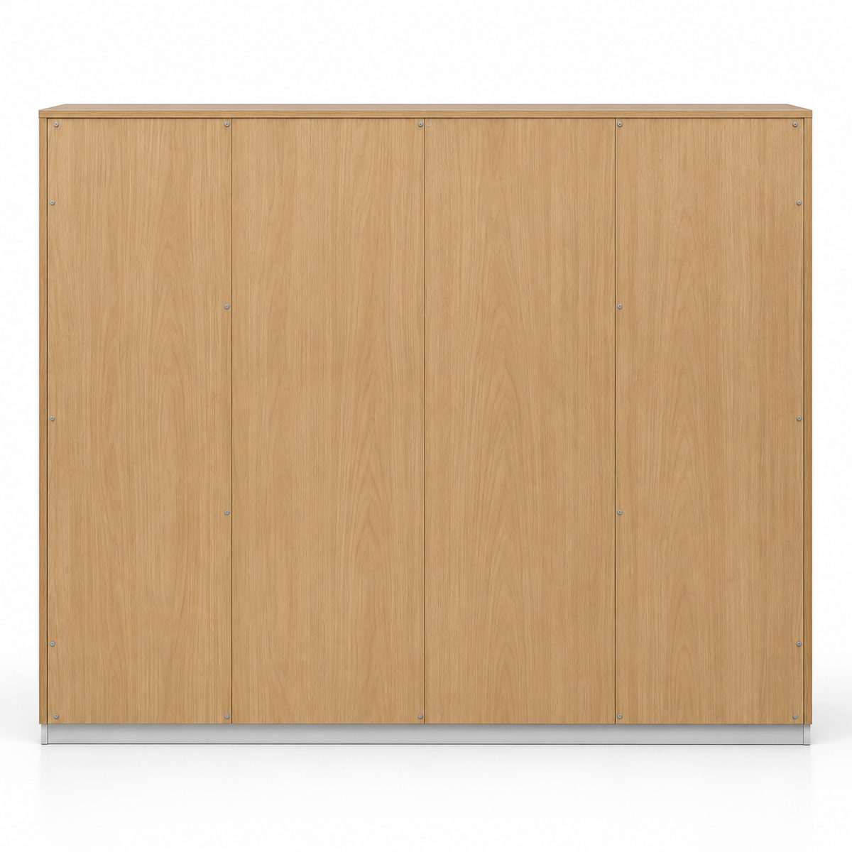 Modern Office Storage Cabinet with Glass Display Doors, Lockable Shutters & Multi-Purpose Storage for Workspace and Study