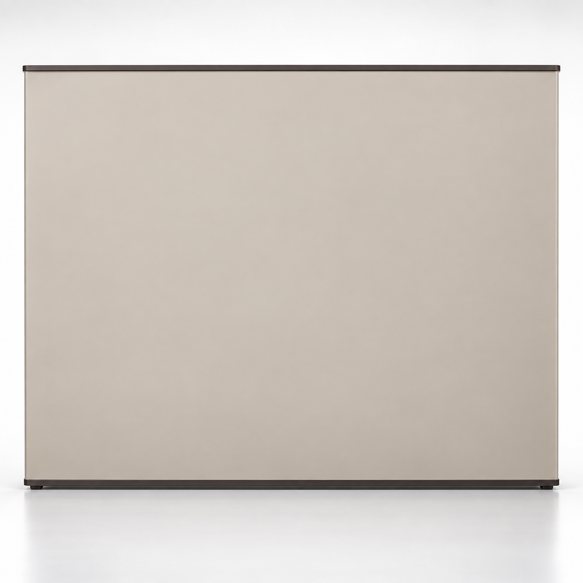 Contemporary Office Back Unit with Ambient Display Shelves, Floating Feature Panels and Concealed Utility Storage