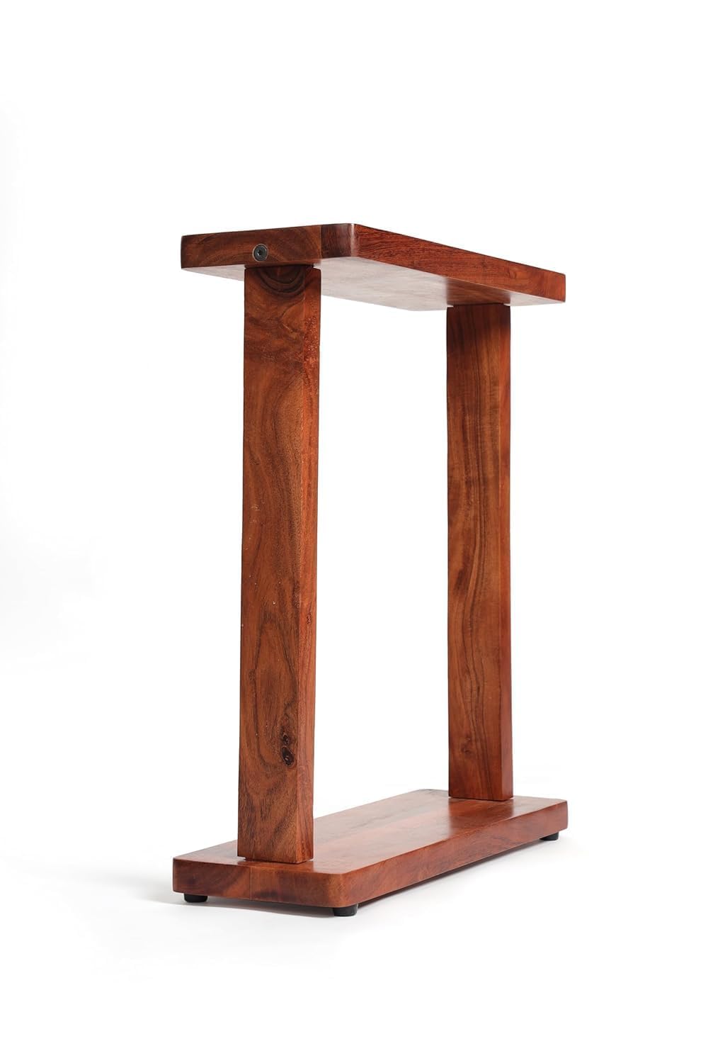 Modern C-Shaped Side Table with Open Frame, Slim Top & Space-Saving Design for Sofa Side, Living Room, Bedroom, Lounge & Hotel