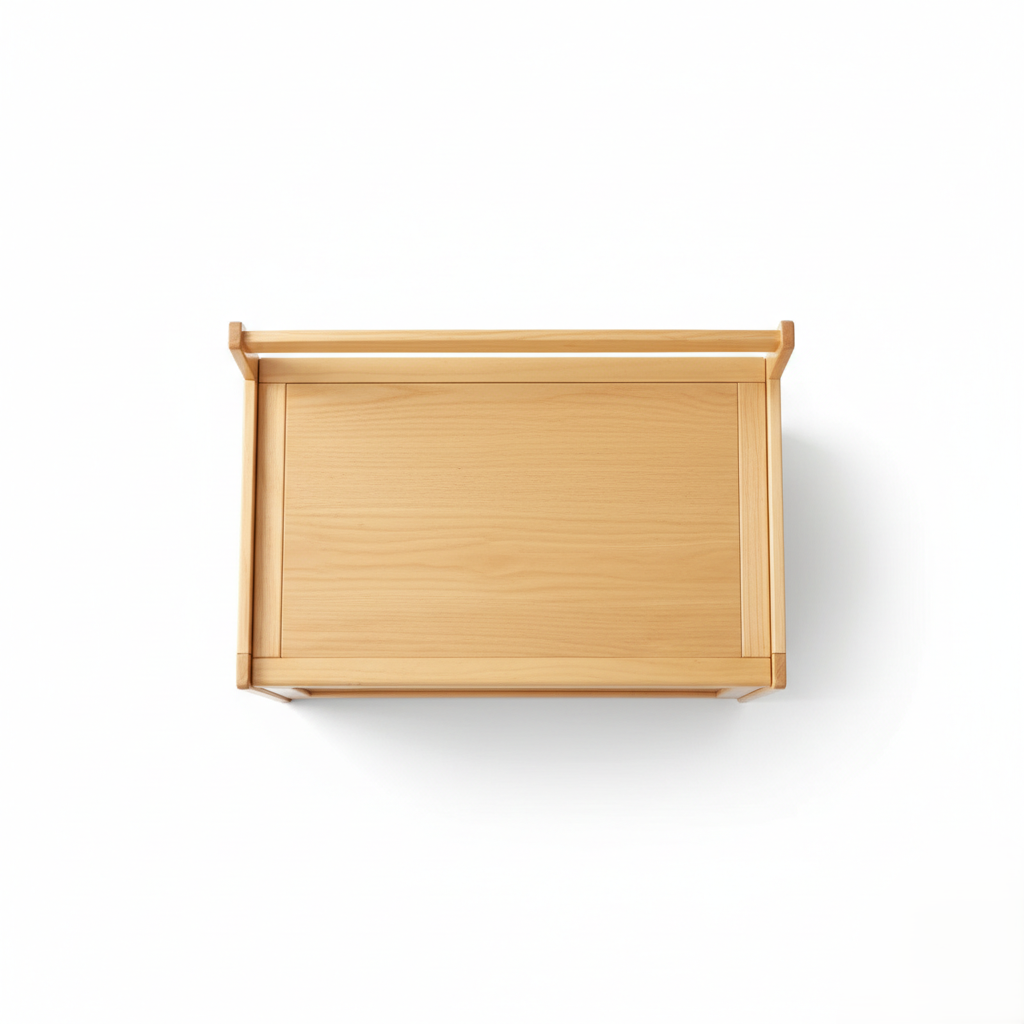 Modern Kids Wooden Storage Bookcase Bench with Spacious Internal Compartment, Natural Finish Children’s Toy and Book Organizer, Kids Room Storage Unit for Bedroom and Playroom