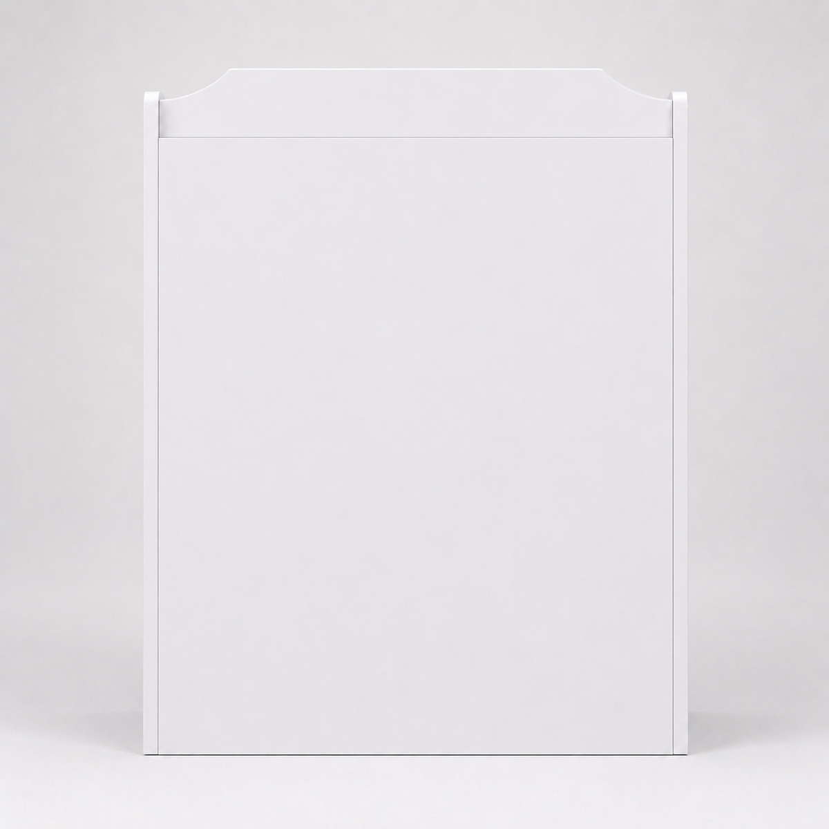 Kids Front-Facing Book Rack with Three Display Tiers, Two Open Toy Compartments and Large Bottom Storage Drawer in White Finish