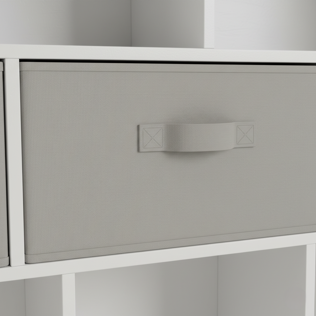 Kids Bookcase with Open Shelves and Storage Drawers in White - Children’s Bookshelf Organizer for Books, Toys and Essentials