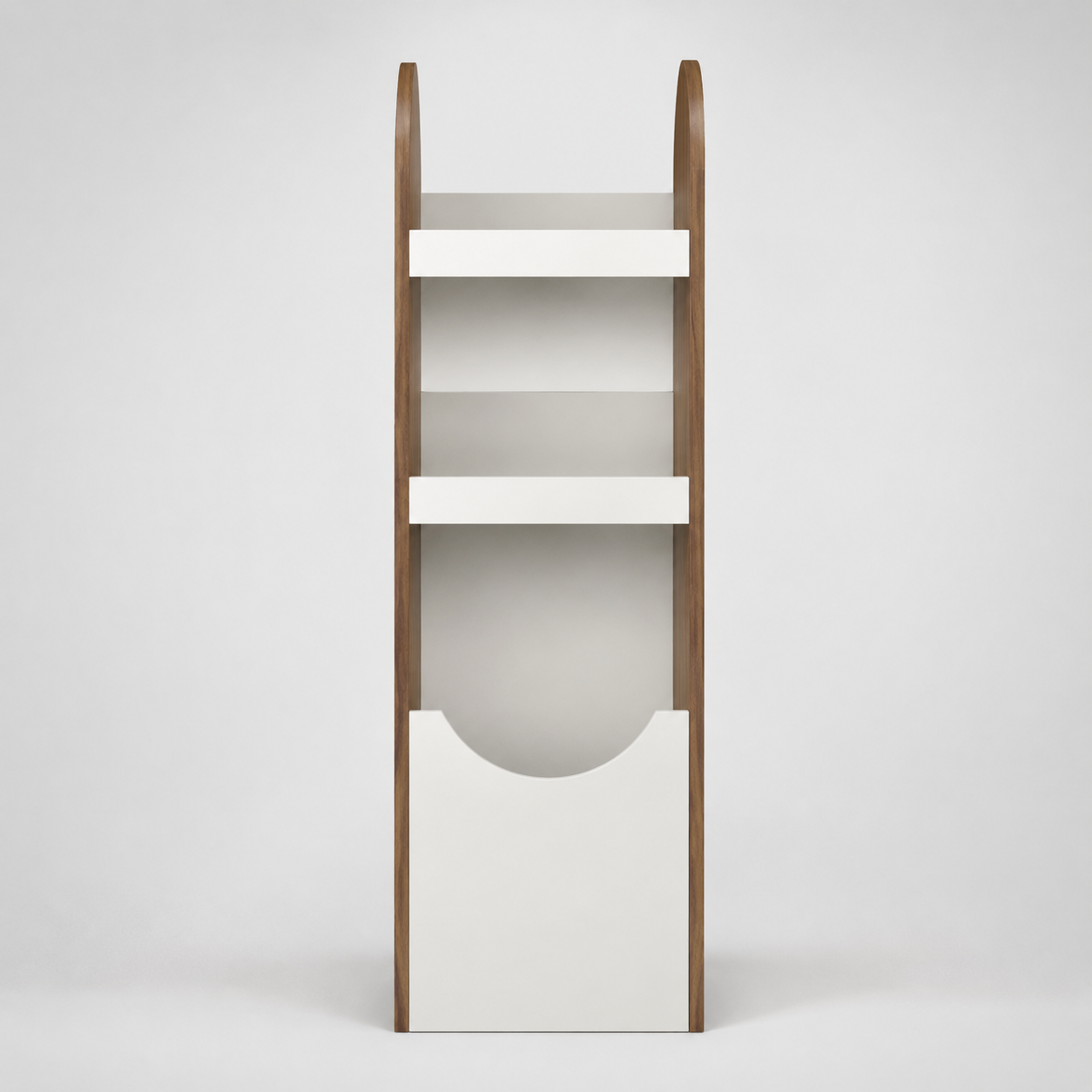 Kids Bookcase with Open Shelves & Front Storage, Wooden Finish Book Organizer for Kids Bedroom, Nursery, Playroom & Study Area