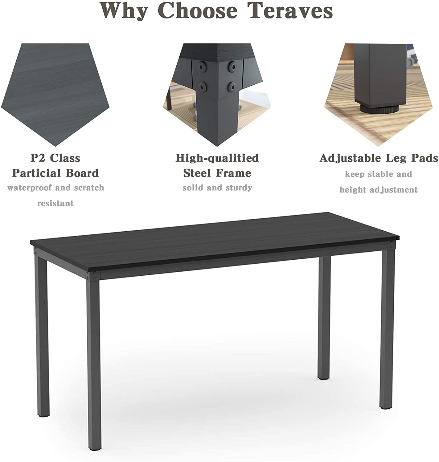 computer table office table study desk wooden table