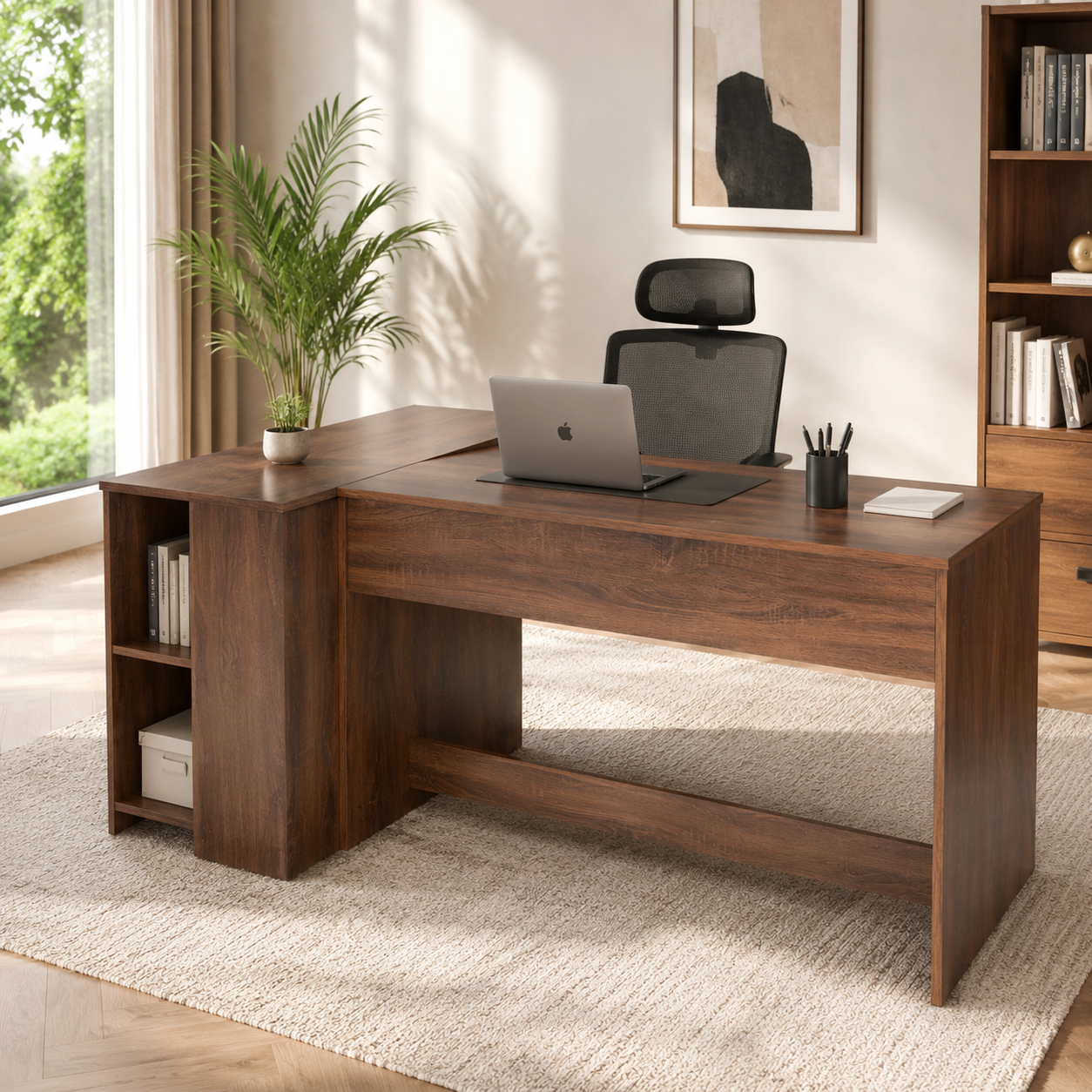 Office Computer Table in Wooden