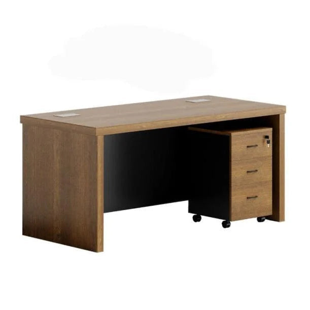 Computer Table for Large Desktop, Organiser Shelves, and Stylish Look for Home & Office