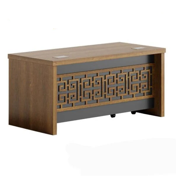 Computer Table for Large Desktop, Organiser Shelves, and Stylish Look for Home & Office