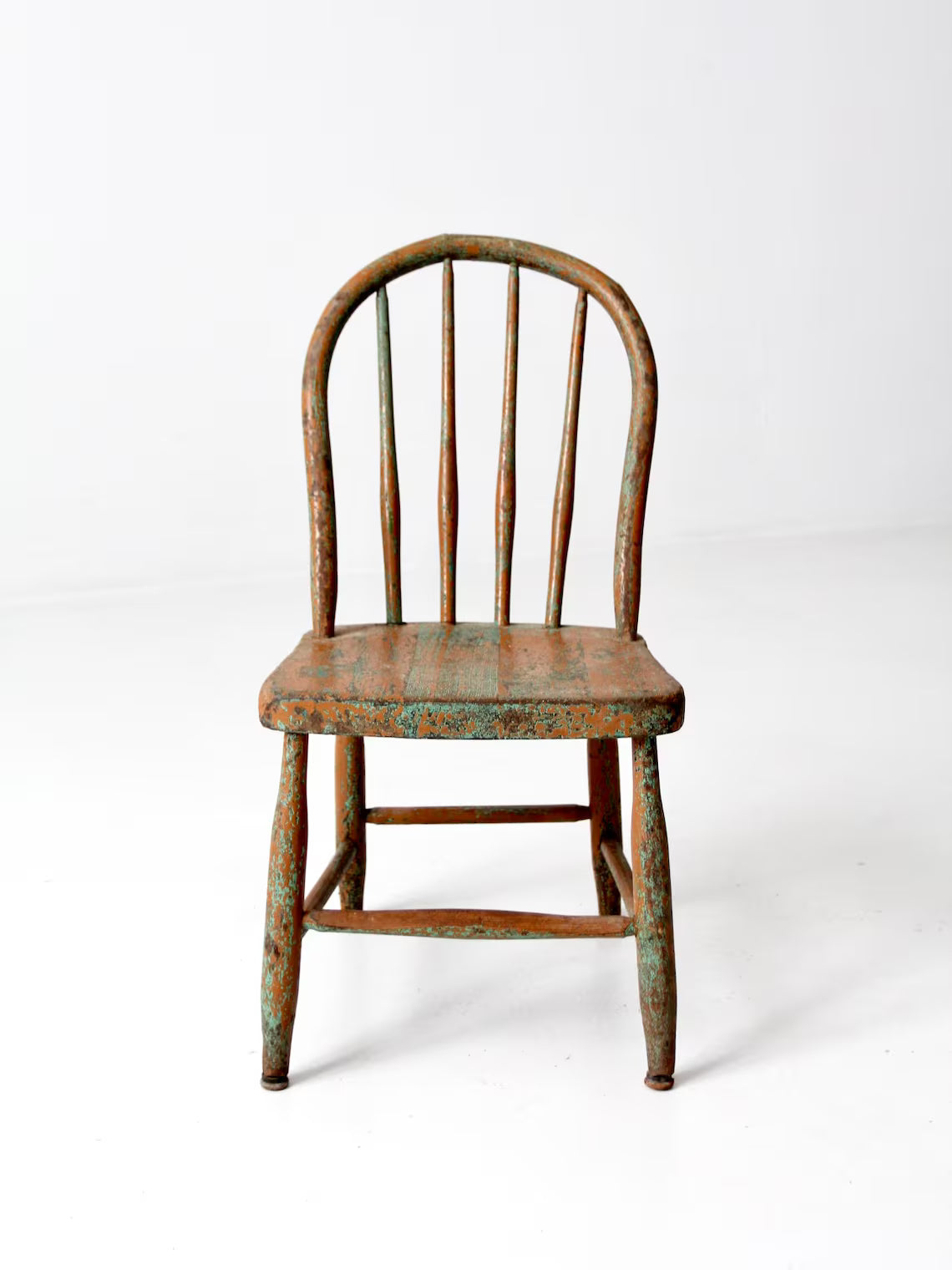 Vintage Wooden Kids Chair or Rustic Antique Style Solid Wood Chair for Kids or Decorative and Functional Chair for Home, Playroom and Cafe Use