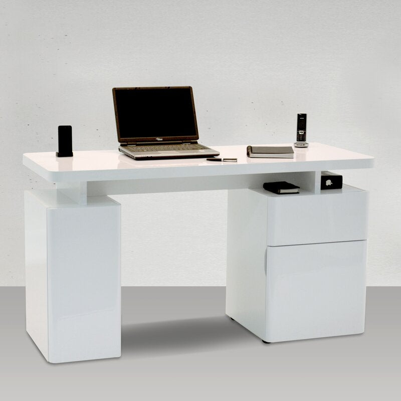 Wooden Workstation Table with Laminated Board Top