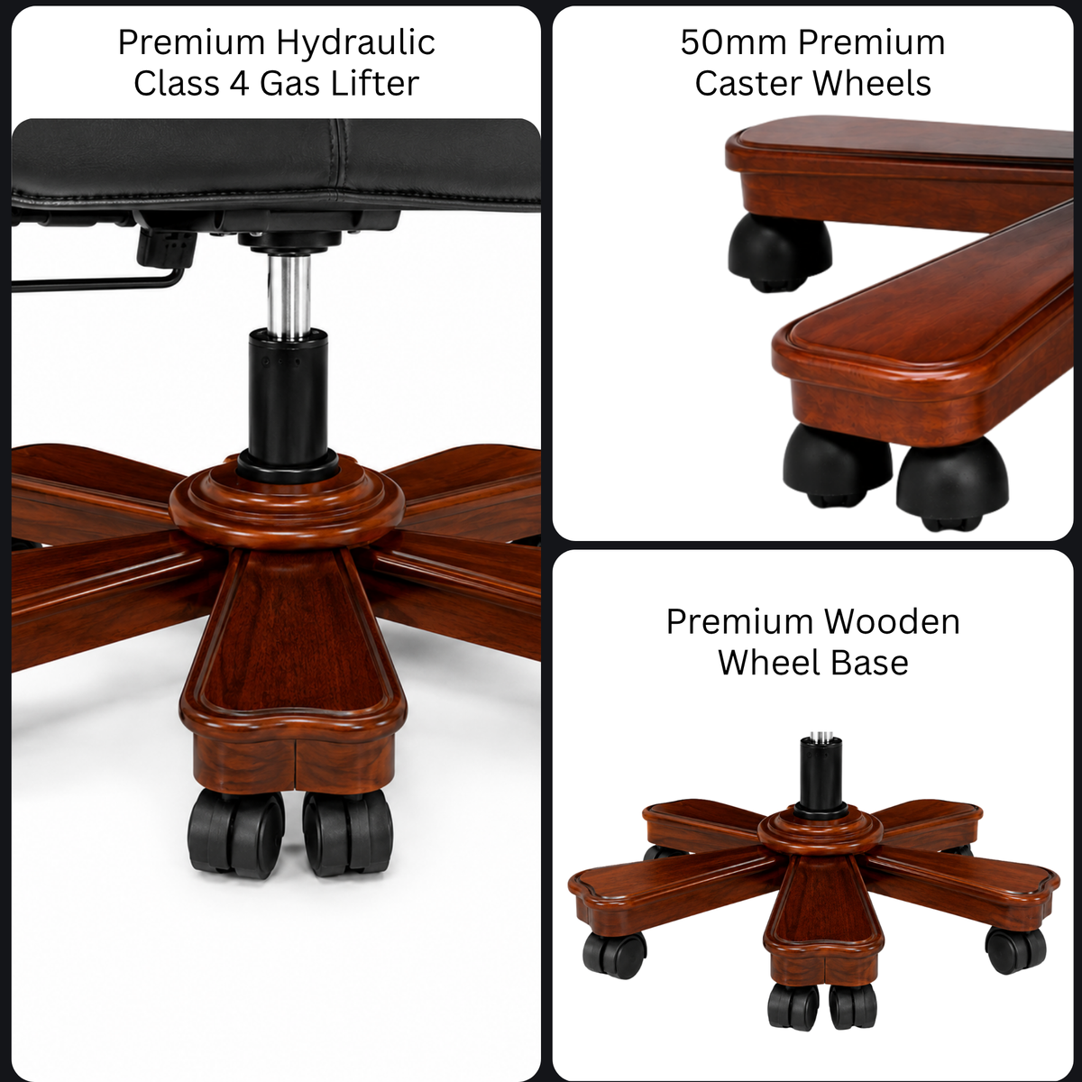 Director Chair Base Wheel Detail