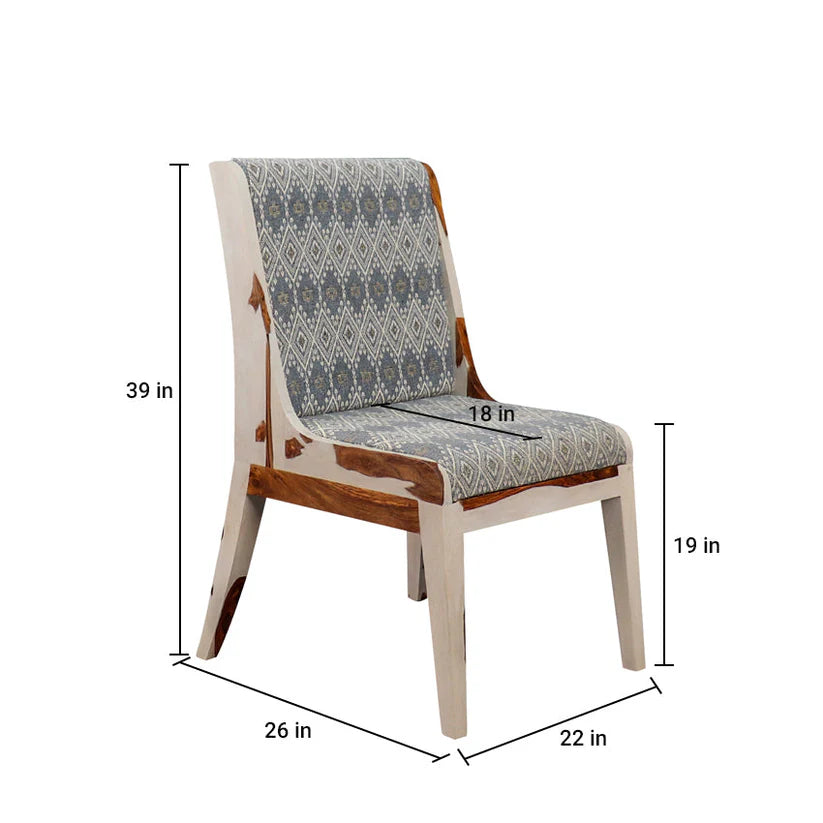 Solid Wood Four Seater Dining Set