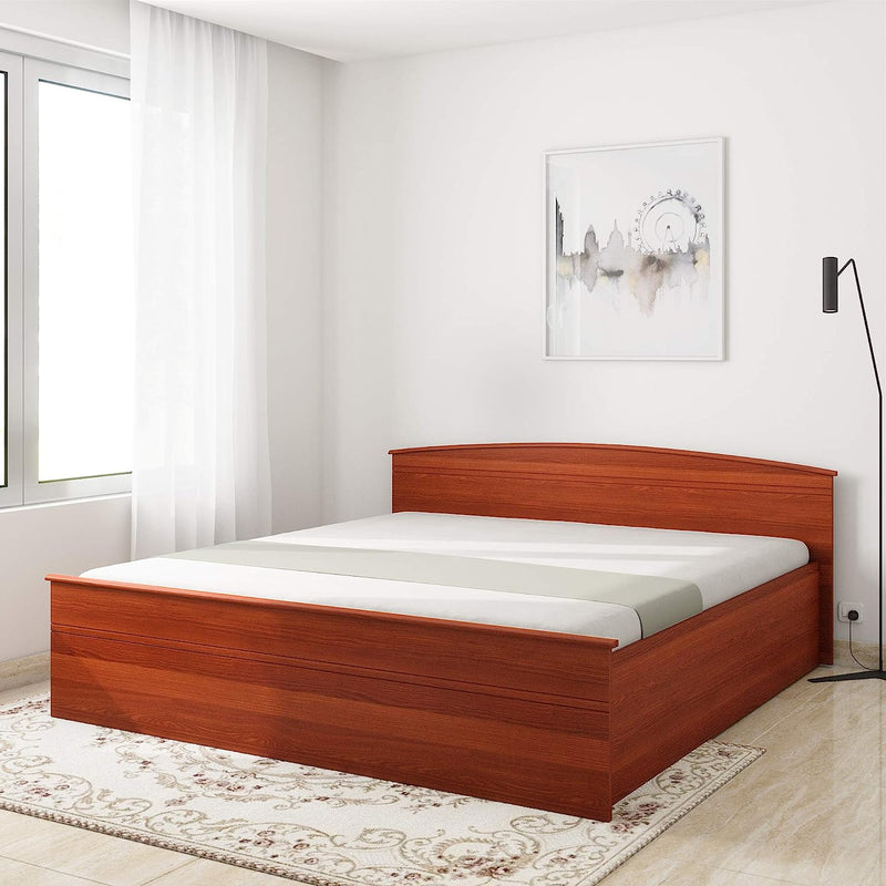 Wooden King Size Bed With Storage with PU Finish