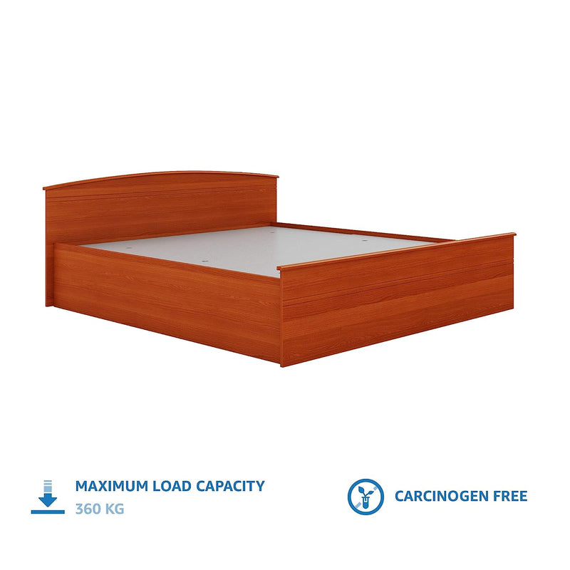Wooden King Size Bed With Storage with PU Finish
