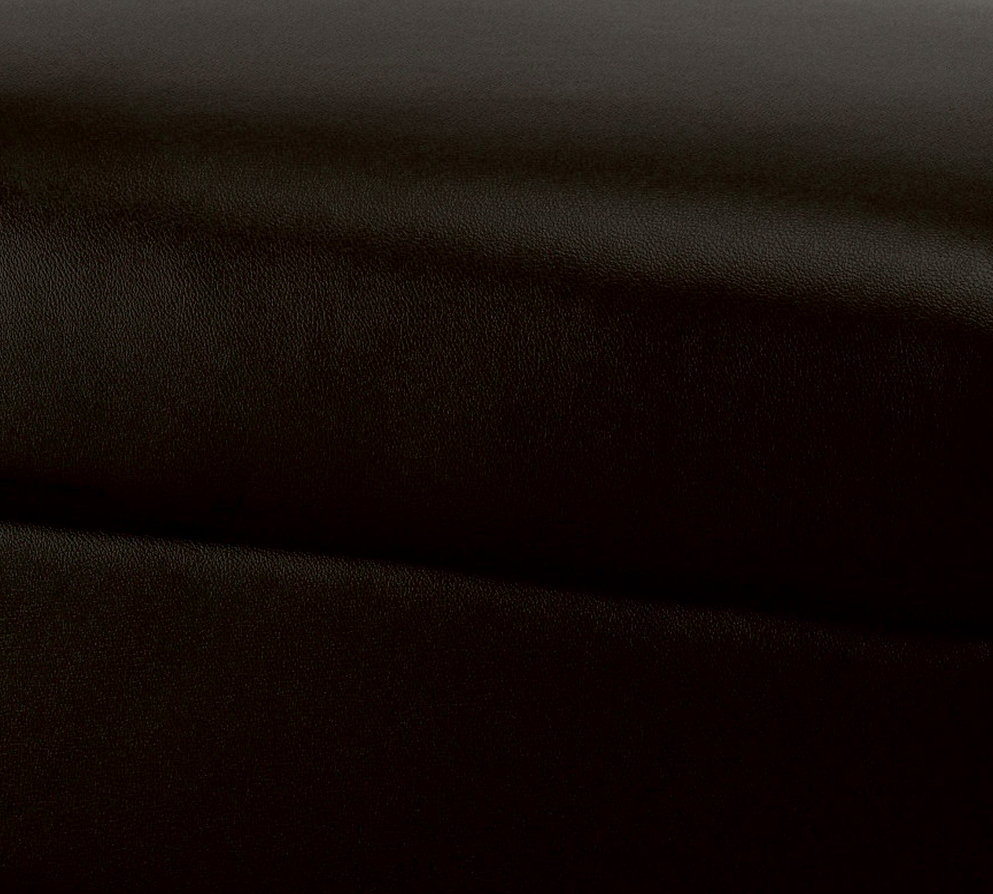 Modern Black Faux Leather Ottoman Footrest with Rectangular Padded Foot Stool and Extra Seating for Living Room