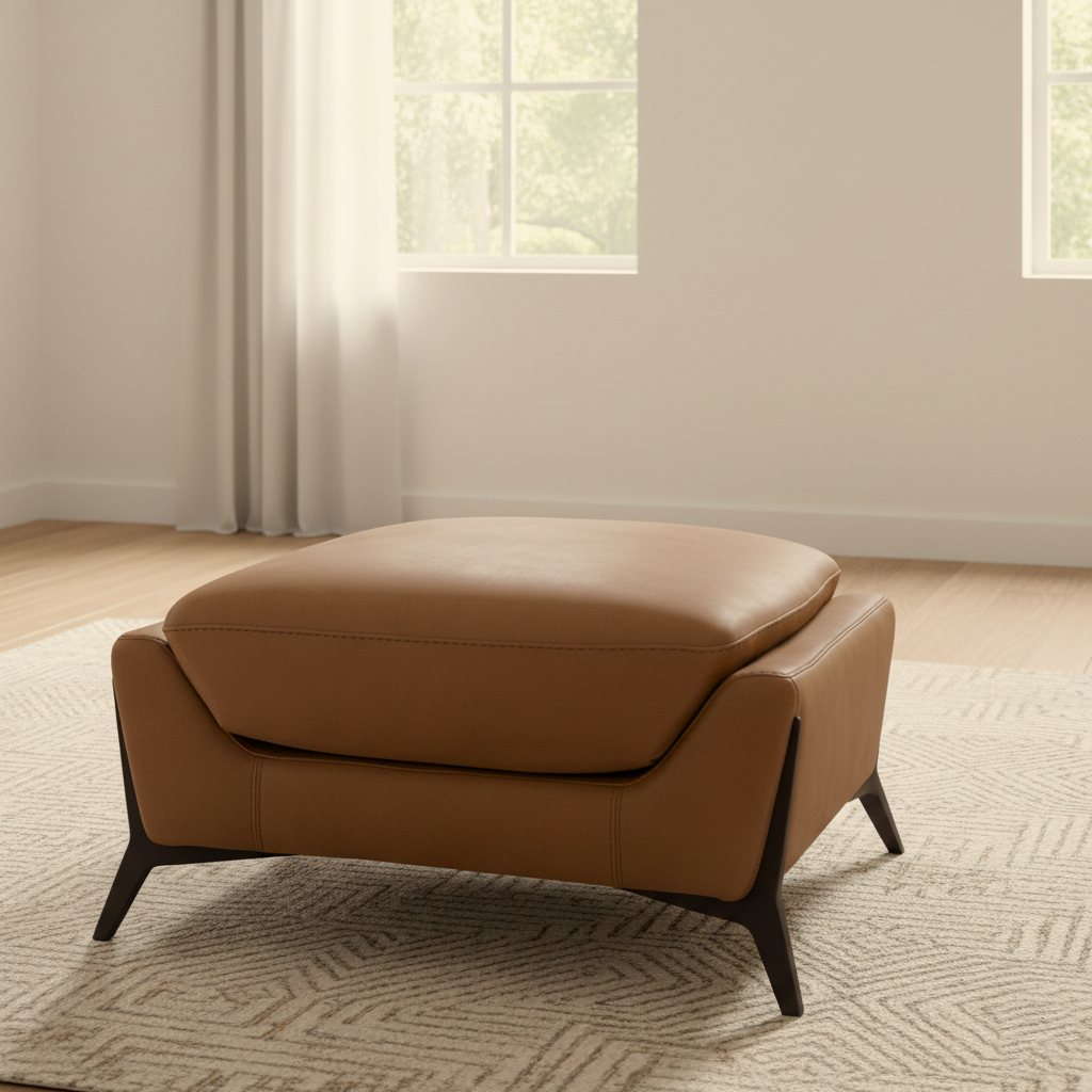 Ottoman for Home Furniture with Elegant Design and Premium Upholstered and Soft Seating.