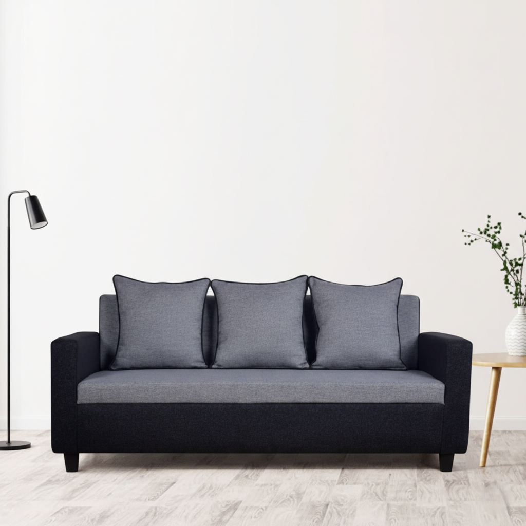 3-Seater Sofa for Home Furniture with Premium Fabric Upholstery, Perfect for Living Room Comfort