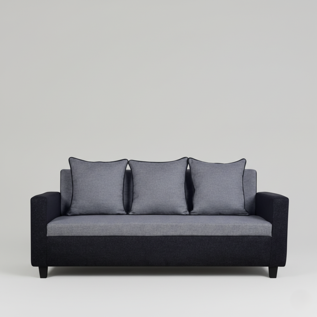 3-Seater Sofa for Home Furniture with Premium Fabric Upholstery, Perfect for Living Room Comfort