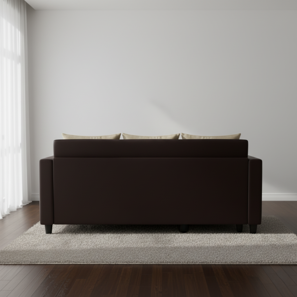 L Shape Sofa for Home Furniture, Built of Premium Wood and Premium Suede Upholstery and Elegant Design.
