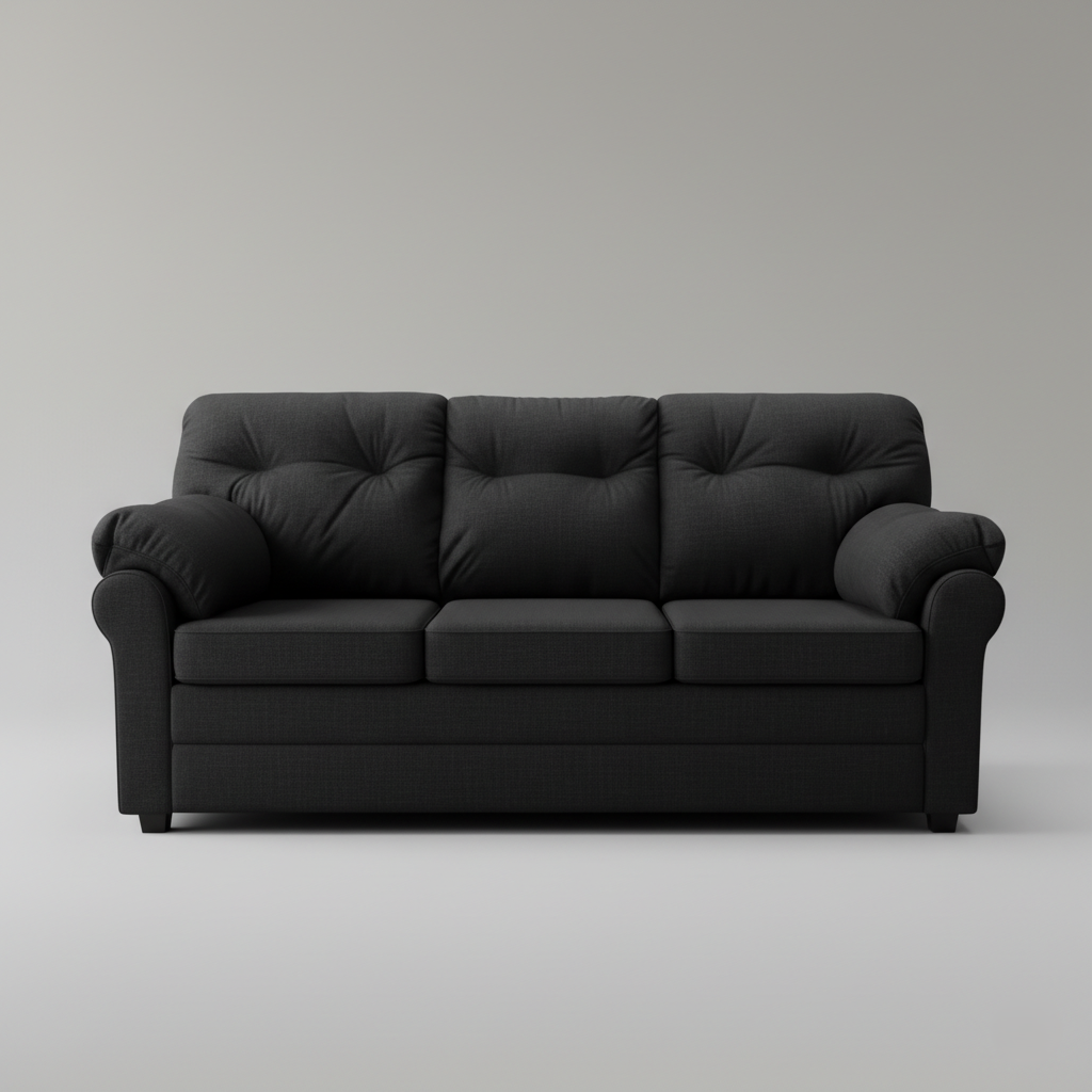 3 Seater Sofa For Comfort Focused Sofa for Living Room with Durable Upholstery and Balanced Cushion Support