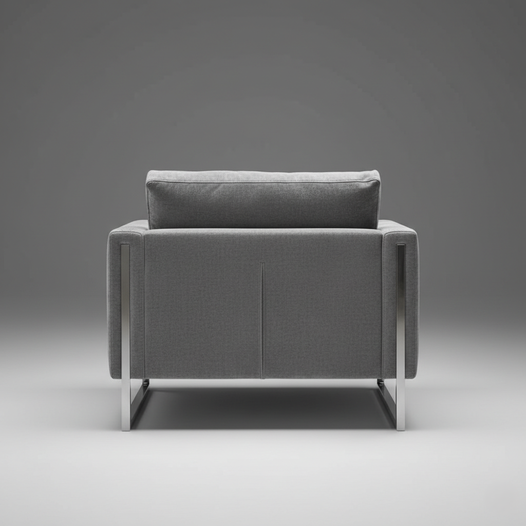 1 Seater Sofa for Home Furniture with Velvet Upholstery and Stylish & Perfect for Living Room