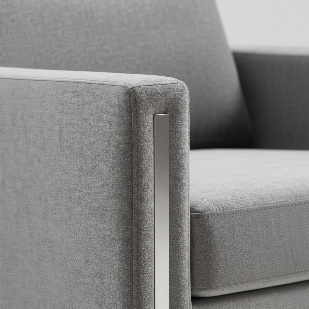 1 Seater Sofa for Home Furniture with Velvet Upholstery and Stylish & Perfect for Living Room