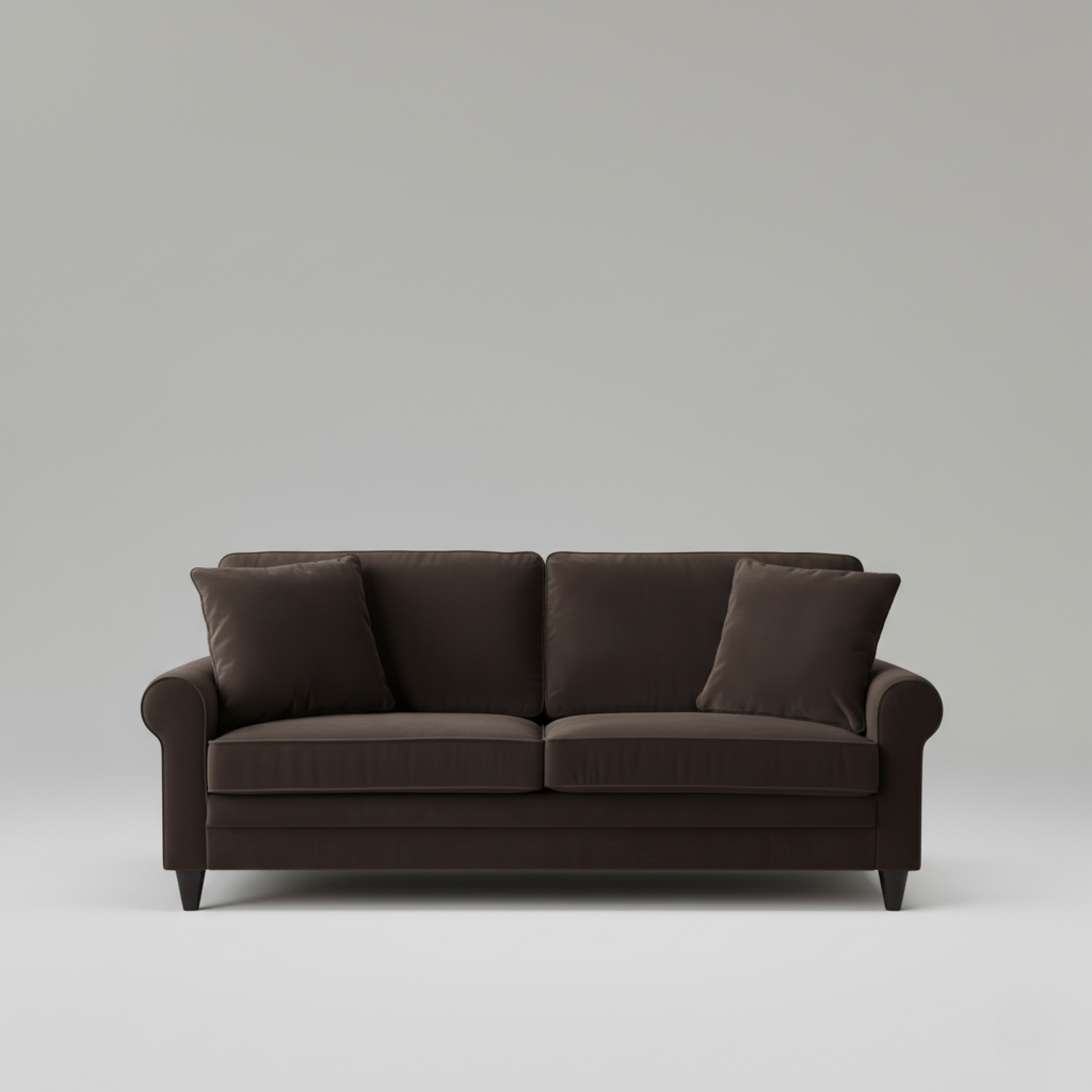 2 Seater Sofa For Comfort Focused Sofa for Living Room with Durable Upholstery and Balanced Cushion Support