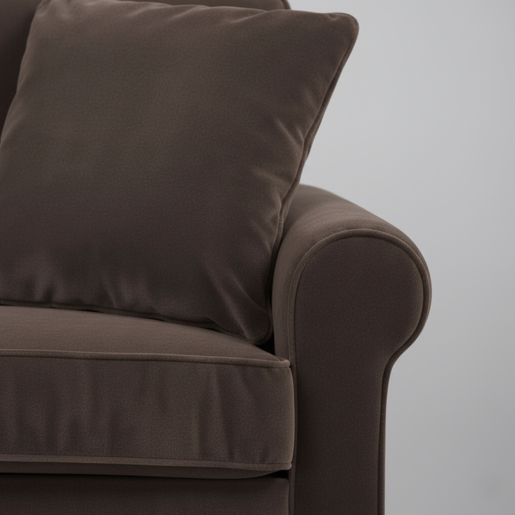 2 Seater Sofa For Comfort Focused Sofa for Living Room with Durable Upholstery and Balanced Cushion Support