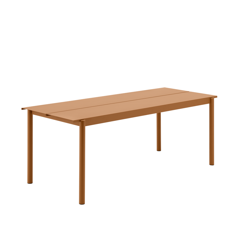 Linear Metal Dining Table