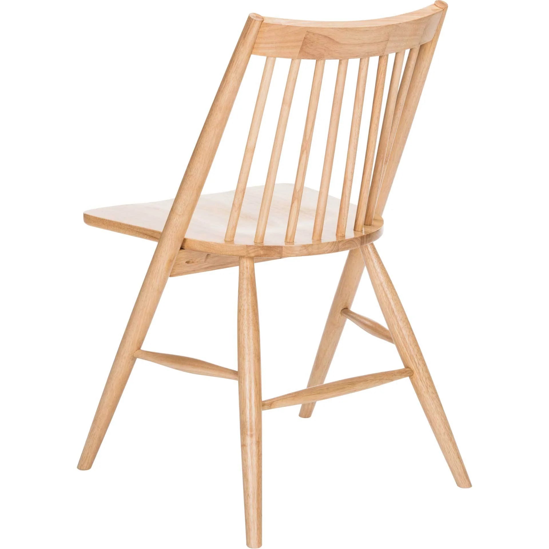 Wooden Dining Chairs with Wooden Base (Set of 2 Chair)