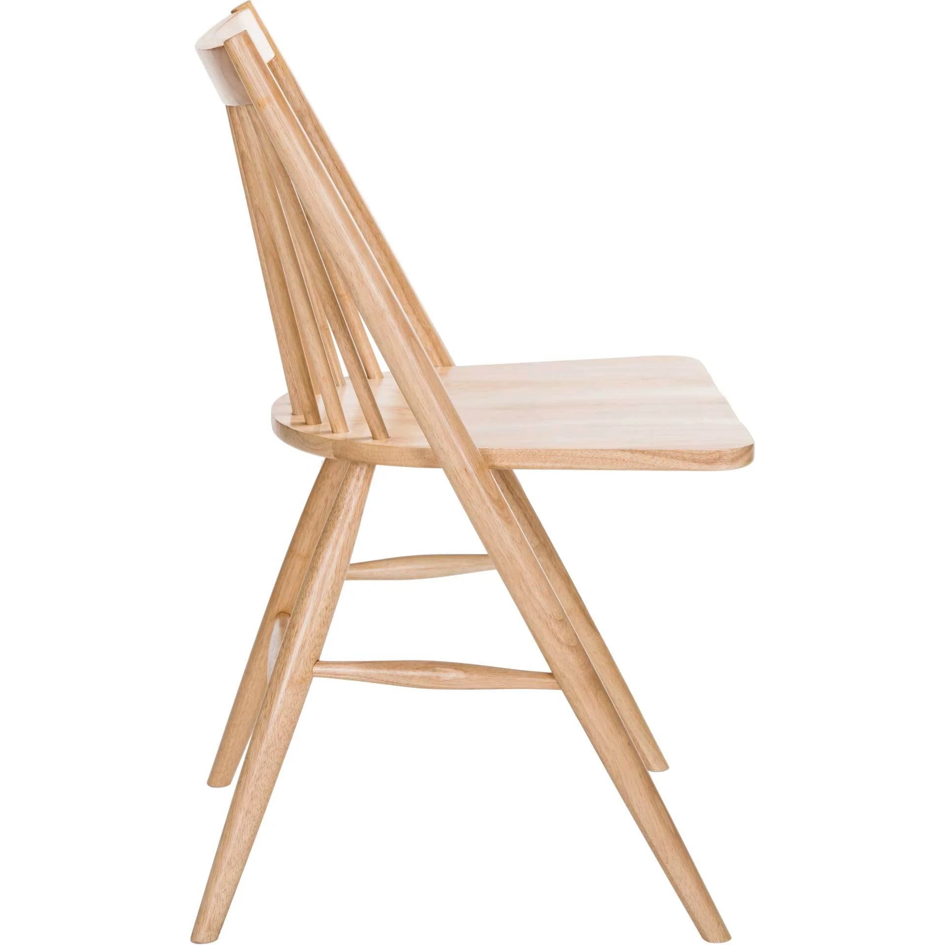 Wooden Dining Chairs with Wooden Base (Set of 2 Chair)