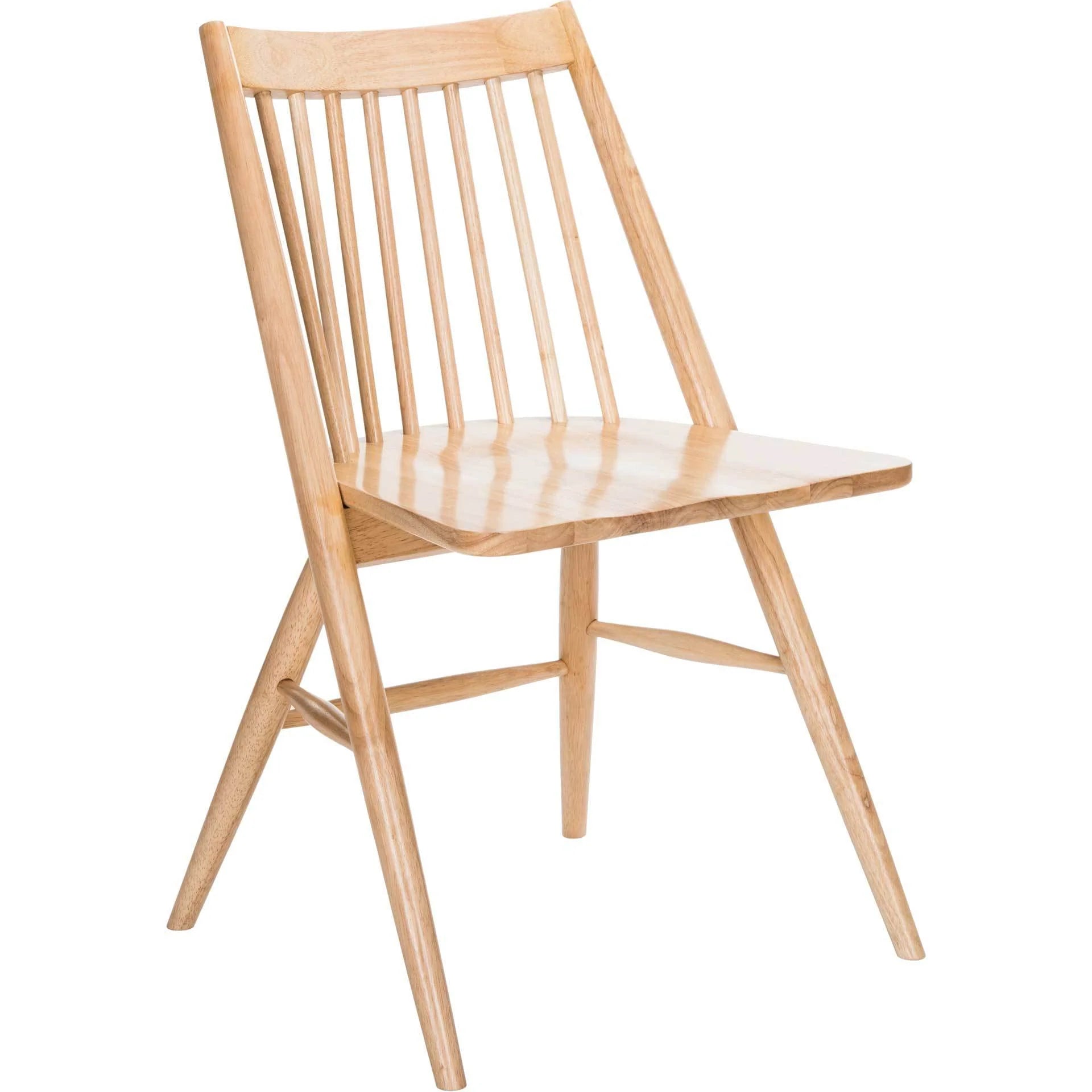Wooden Dining Chairs with Wooden Base (Set of 2 Chair)
