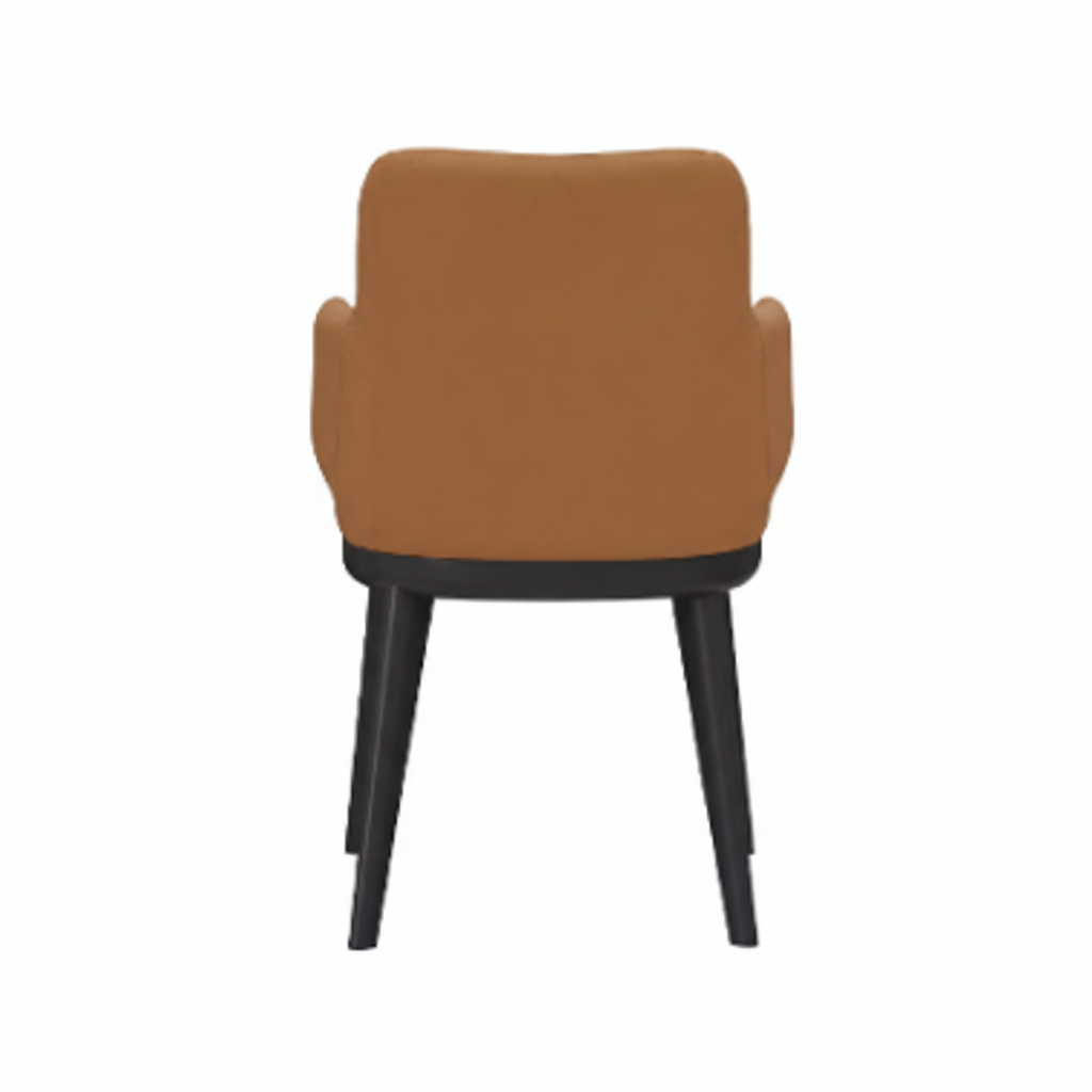 Dining Chair with Sturdy Wooden Base and Soft Cushion and Everyday Comfort