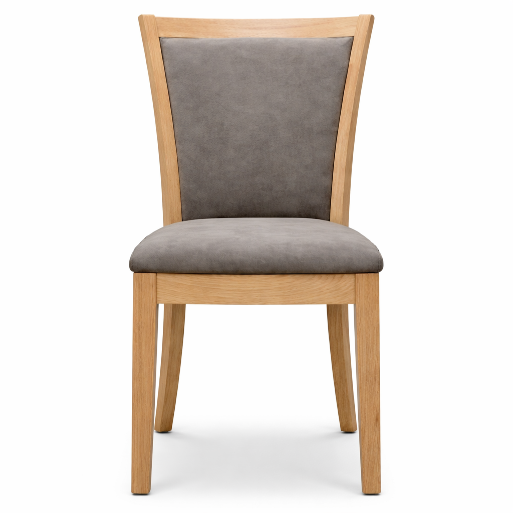 Dining Chair Modern Wooden Design with Cushioned Seat for Home and Restaurant