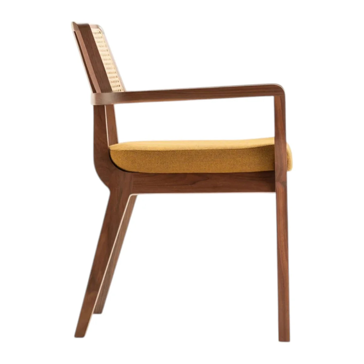 Dining Chair Stylish Upholstered Seat with Natural Wood Legs for Home