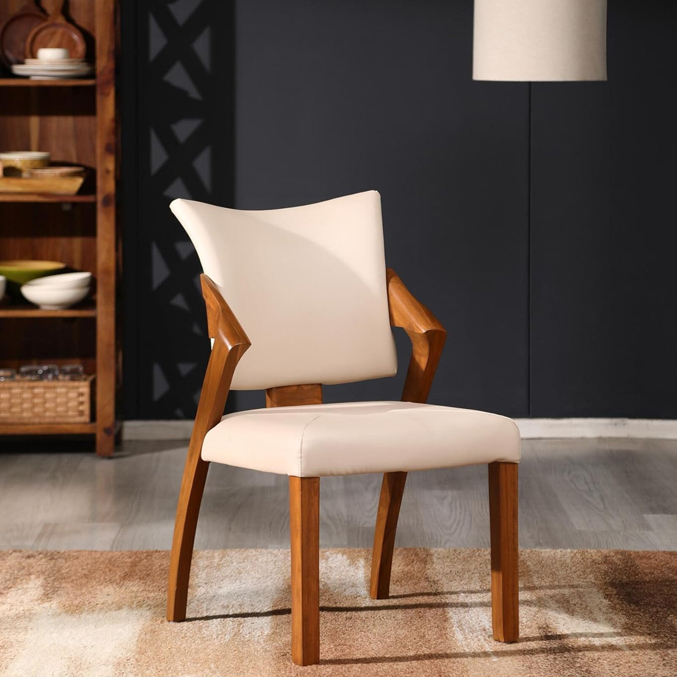 Dining Chair Modern Luxury Design with Cushioned Seat for Dining Room