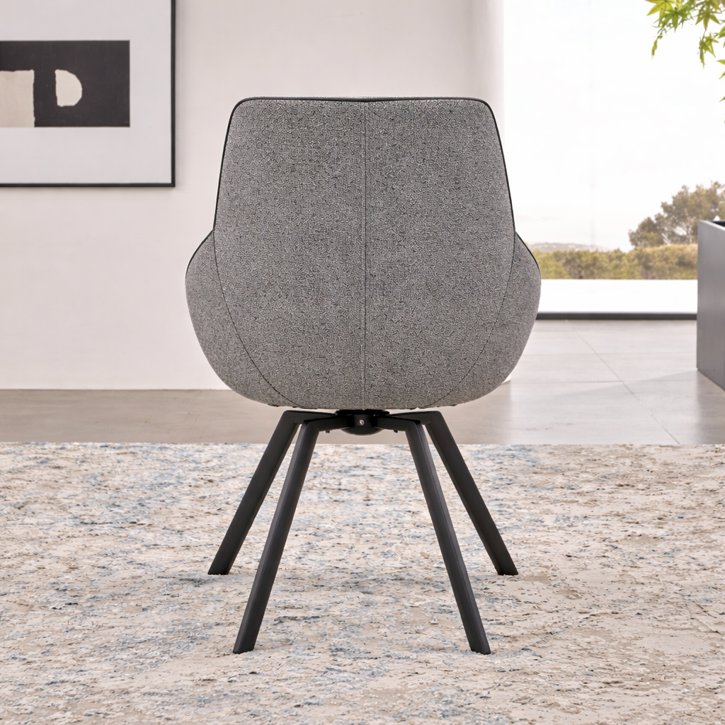Dining Chair Contemporary Upholstered Design for Home and Cafe Dining
